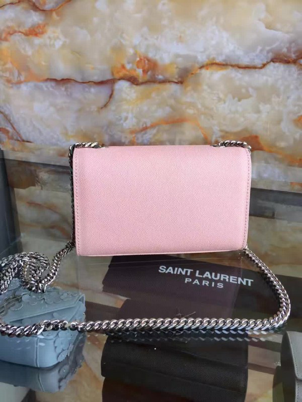 Y51 silver monogram kate grain de poudre embossed leather 5022 17cm x 12.5cm x 4.5cm