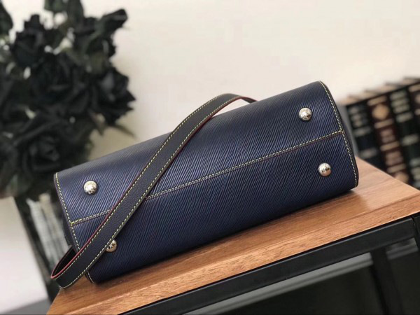 l0vis Vvtt0n twist tote indigo 3785_30*22*13cm