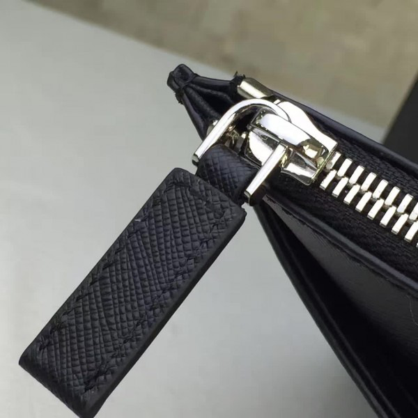 Pra*a leather clutch bag 4183 30cm x 20cm