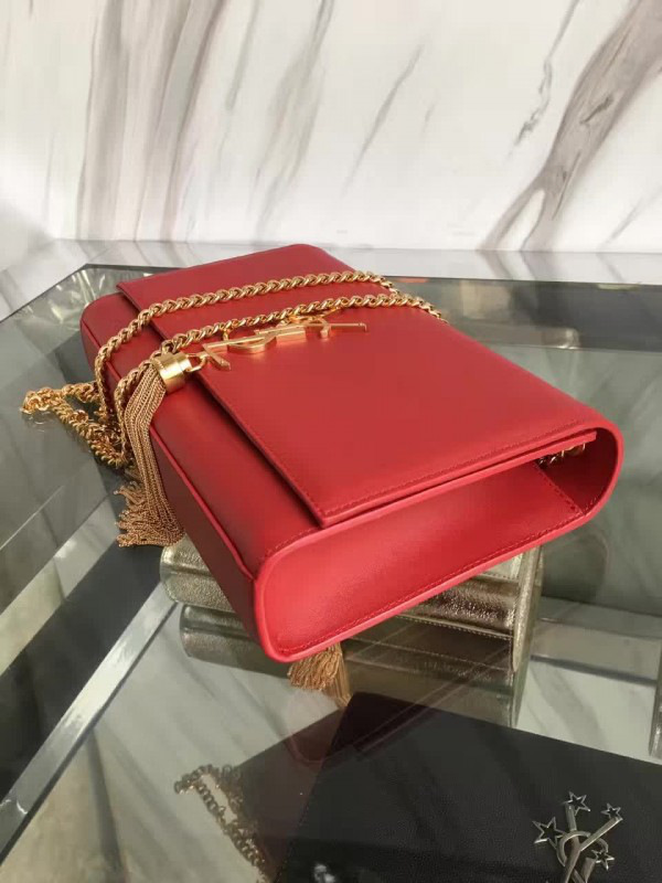 Y51 medium kate bag with leather tassel 5045 24cm x 14cm x 4.5cm