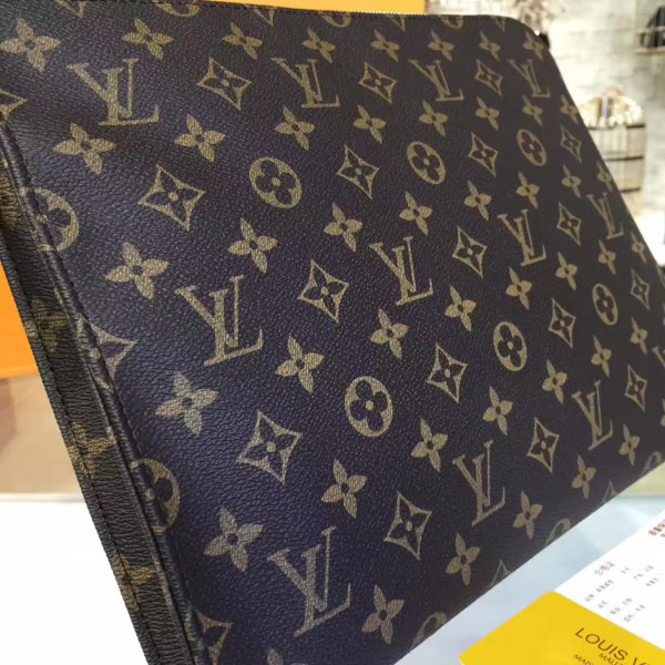l0vis Vvtt0n leather cohotbag clutch bag