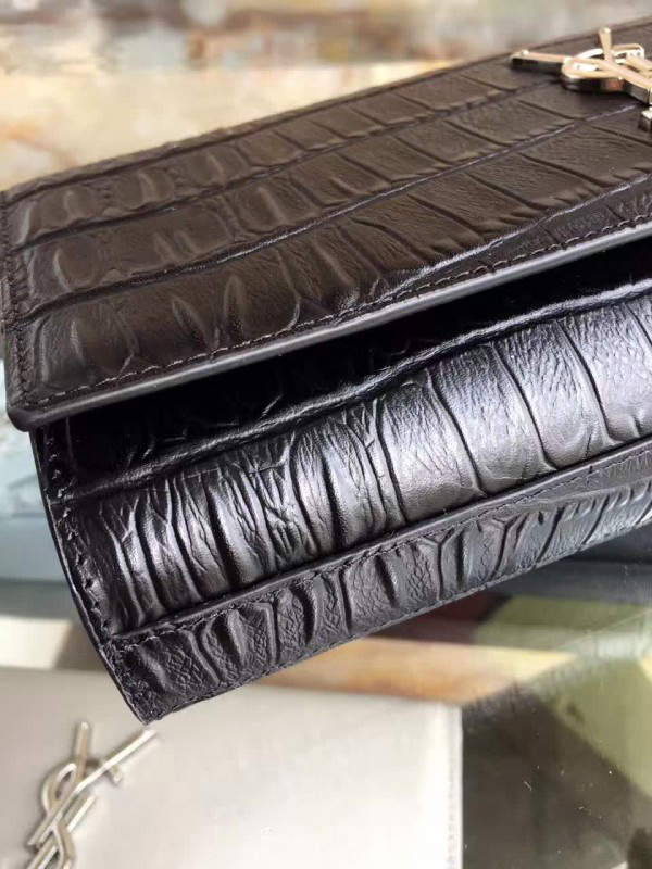 Y51 monogram kate clutch in embossed crocodile shiny leather cohotbag 4963