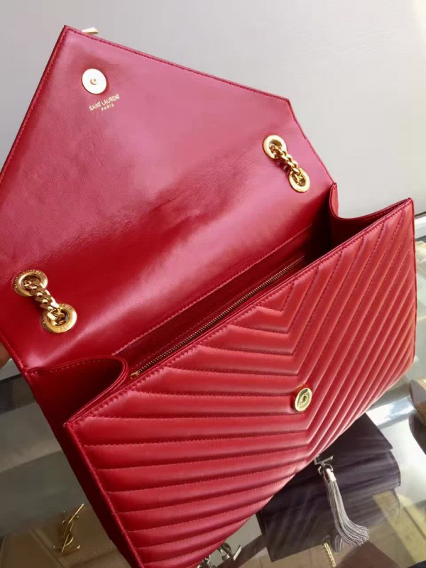 Y51 gold monogram college red 5087  31cm x 22cm x 7.5cm