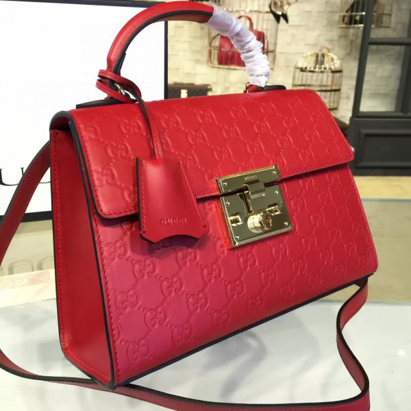 Gvc*1 gg leather padlock cohotbag 2161