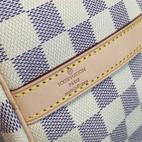 l0vis Vvtt0n speedy bandoulière 30 damier azur canvas _30cm x 21cm x 17cm