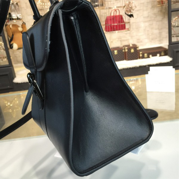 Delvaux mm brillant satchel black 1524 28cm x 14cm x 22.5cm