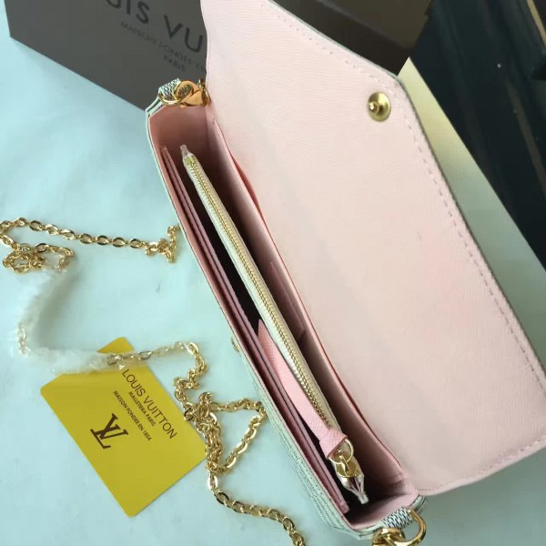 l0vis Vvtt0n pochette felicie damier azur canvas 3704 21cm