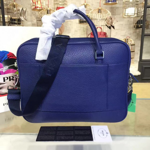 Pra*a leather briefcase 4205 36cm x 8cm x 28cm