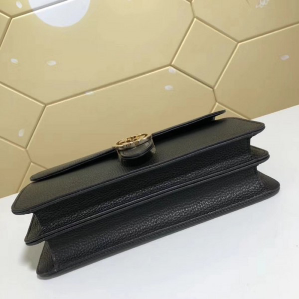 Gvc*1 gg flap shoulder bag on chain black cohotbag 510303
