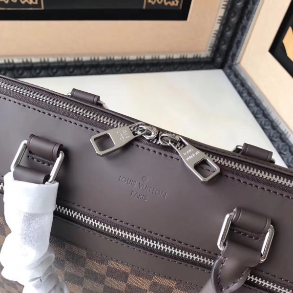l0vis Vvtt0n porte documents jour damier 37cm