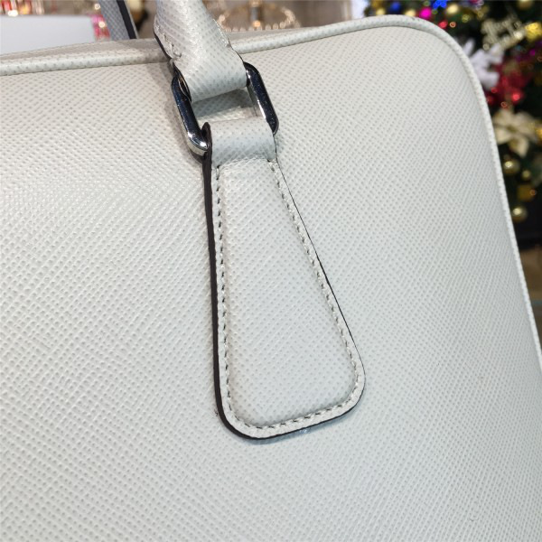 Pra*a leather briefcase 4221  37cm x 5.5cm x 29cm