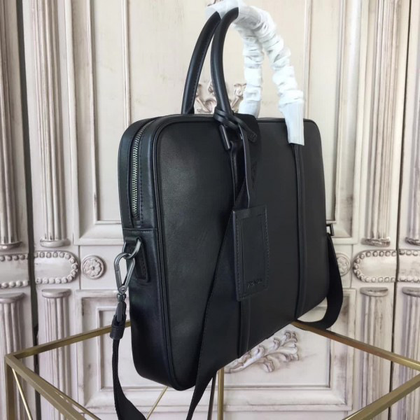 Pra*a leather briefcase 4298 37.5cmx6.5cmx28cm