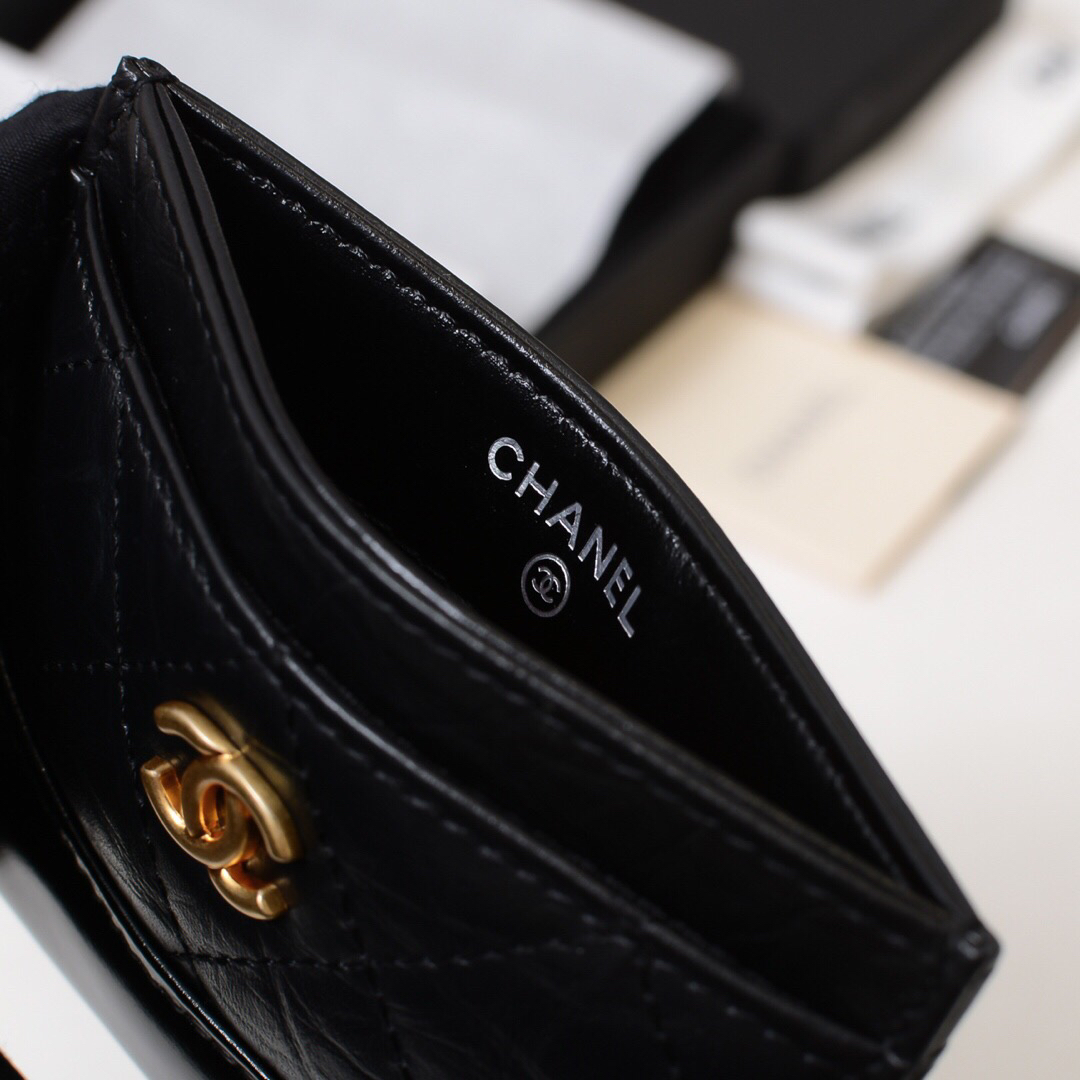 Ch**el card case black