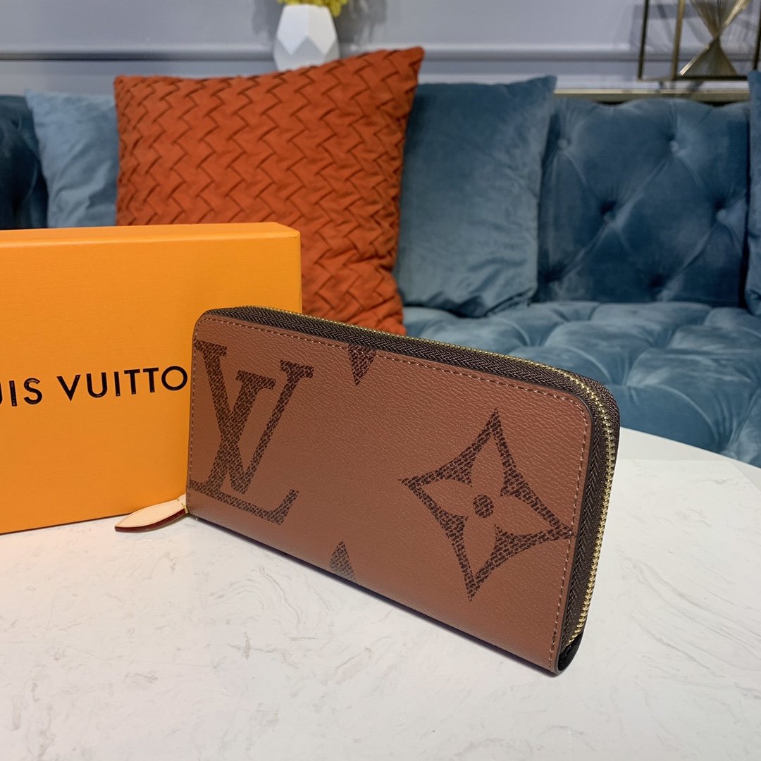 Lv m67687 zippy giant monogram reverse wallet_19.5x2.5x10.5cm