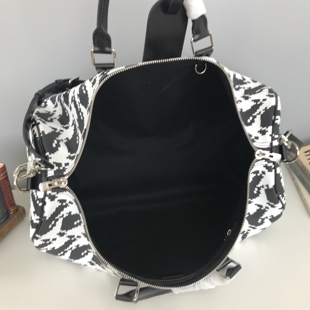 l0vis Vvtt0n limited edition michael jackson keepall 45 black and white 45 x 27 x 20 cm