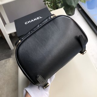 Ch**el business affinity backpack black leather a93748 25 x 24 x 17 cm