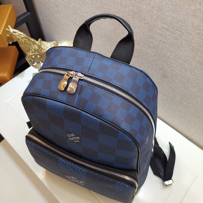 l0vis Vvtt0n campus backpack damier graphite canvas in navy n50008 30 x 39 x 13 cm