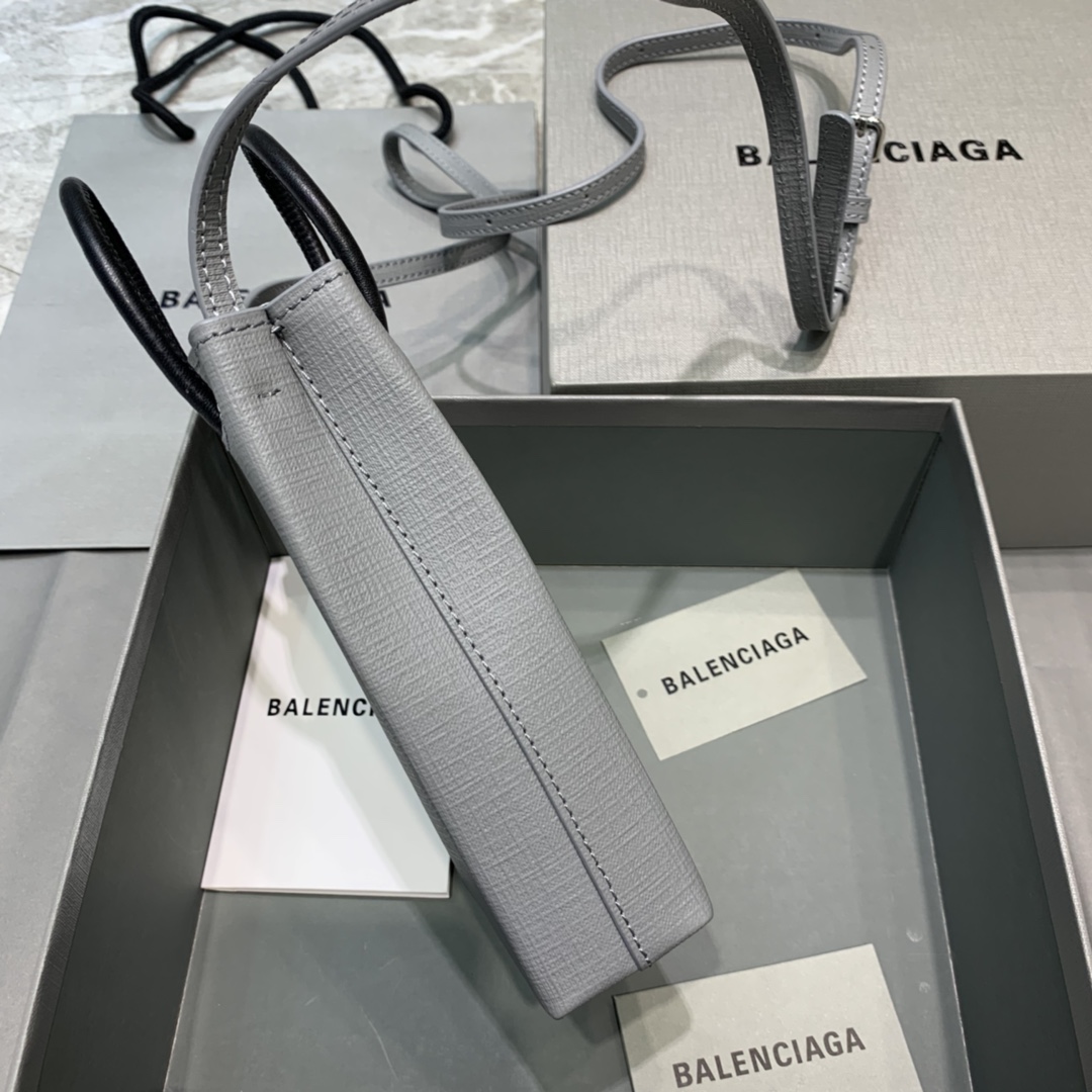 Ba1en*iaga shopping phone holder in grey 5938260 12 x 4.5 x 18 cm