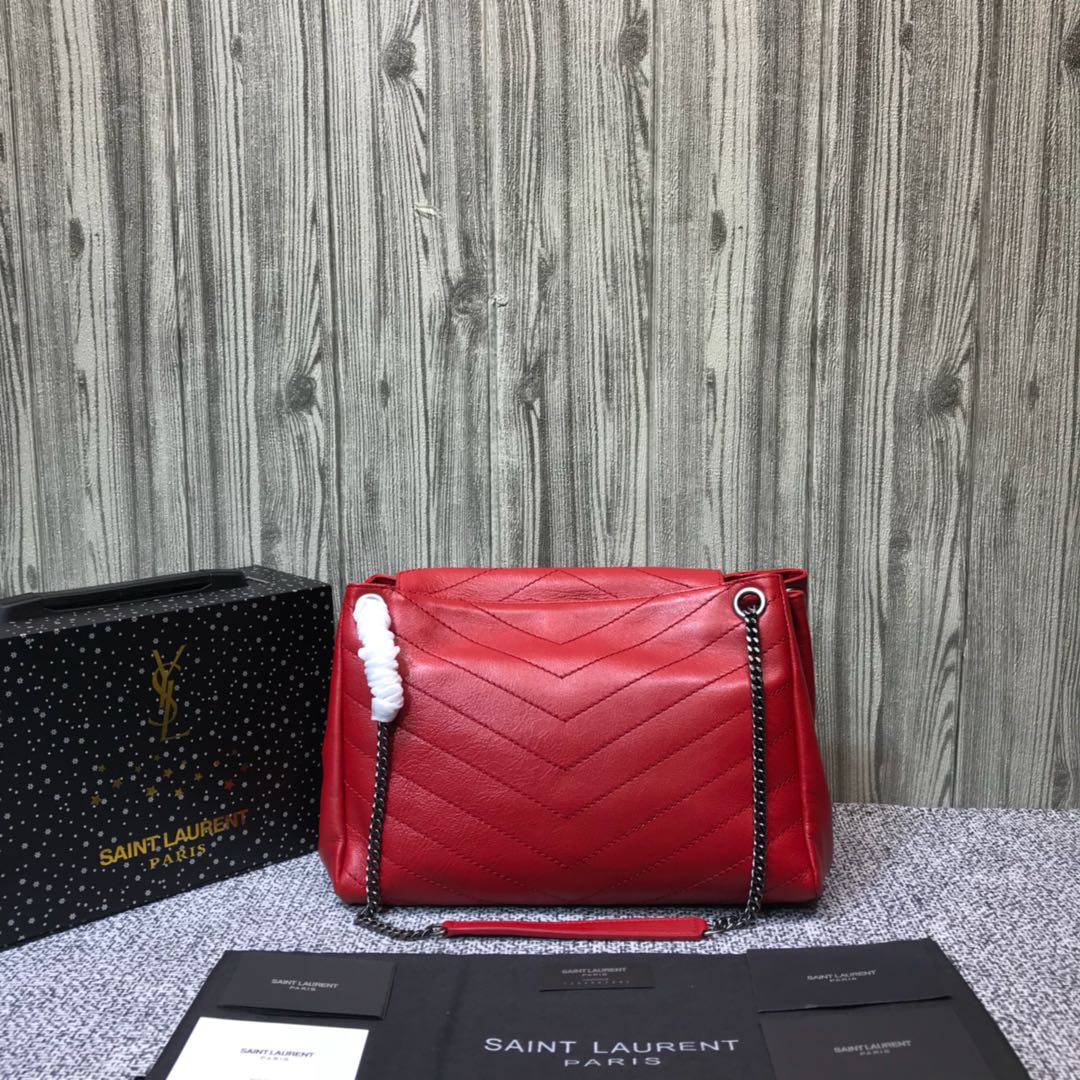 Y51 nolita medium bag in vintage leather fuchsia 58929903 31 x 21 x 16.5 cm