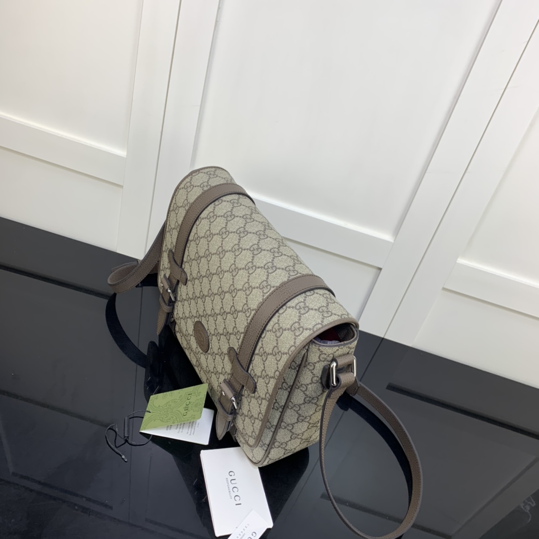 Gvc*1 gg messenger bag brown 658542 28 x 24 x 8.5 cm