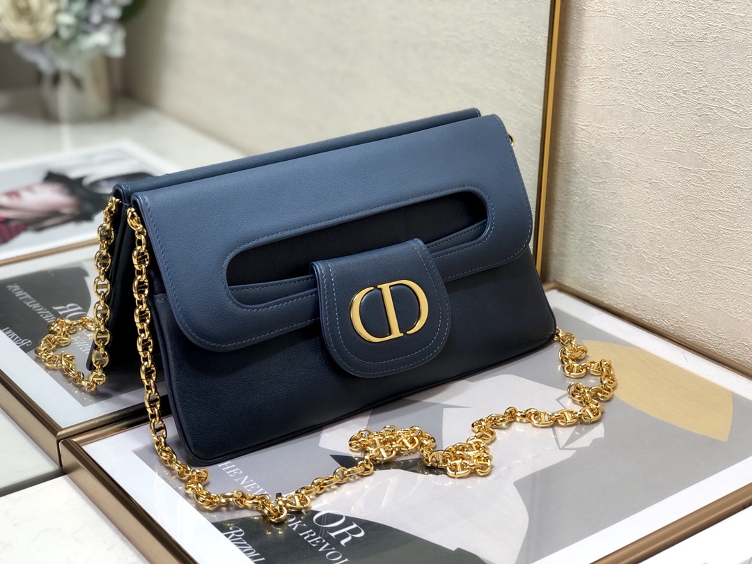 D10r medium double bag blue 28 x 16.5 x 3 cm