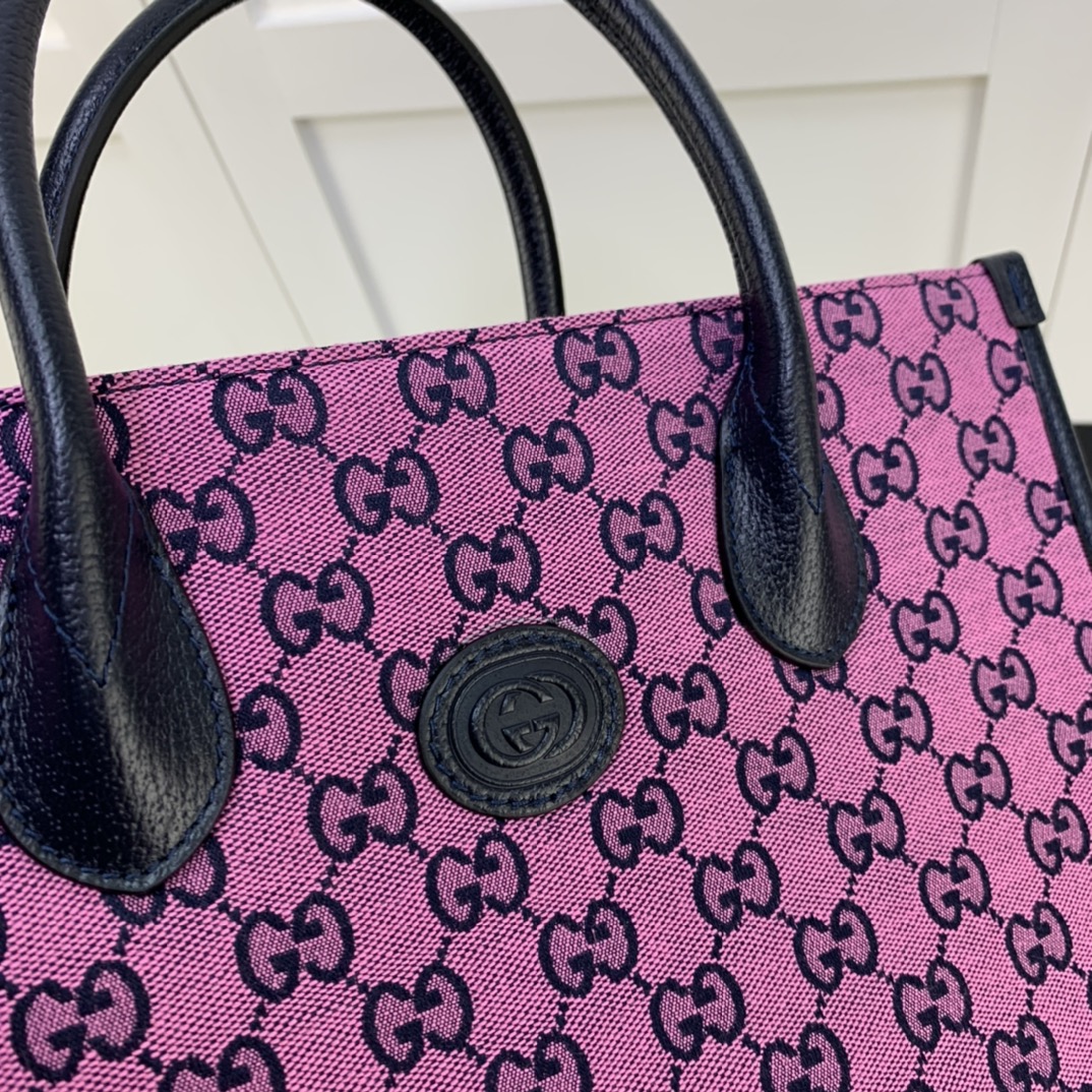 Gvc*1 gg small tote bag fuchisa svp*me canvas 659983 31 x 26.5 x 14 cm