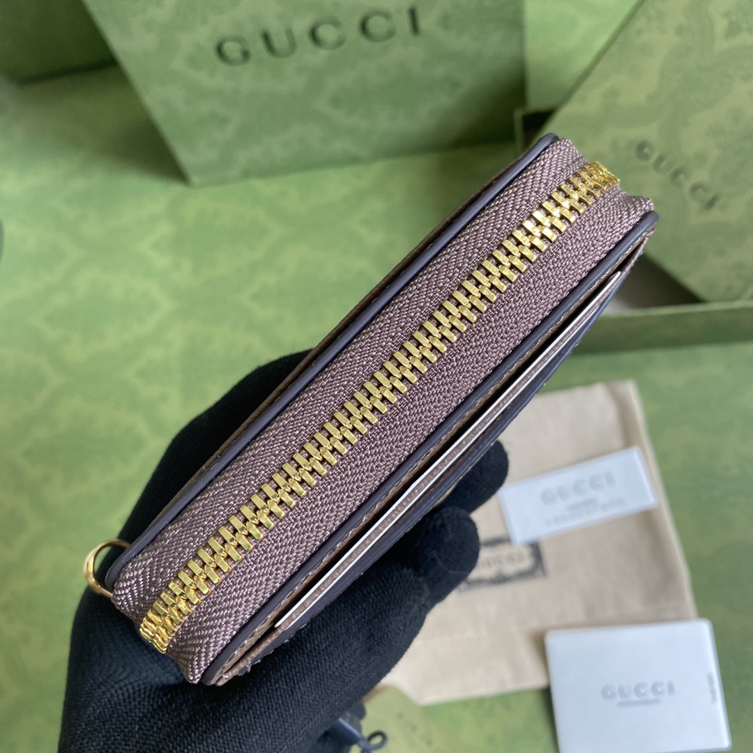 Gvc*1 ophidia gg card case wallet beige 658552 11.5 x 8.5 x 3cm