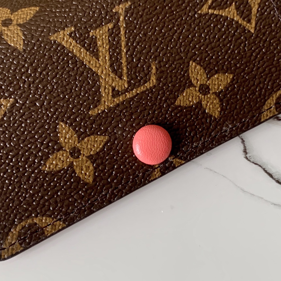 l0vis Vvtt0n 6 key holder monogram canvas peach m62630 10 x 7 cm