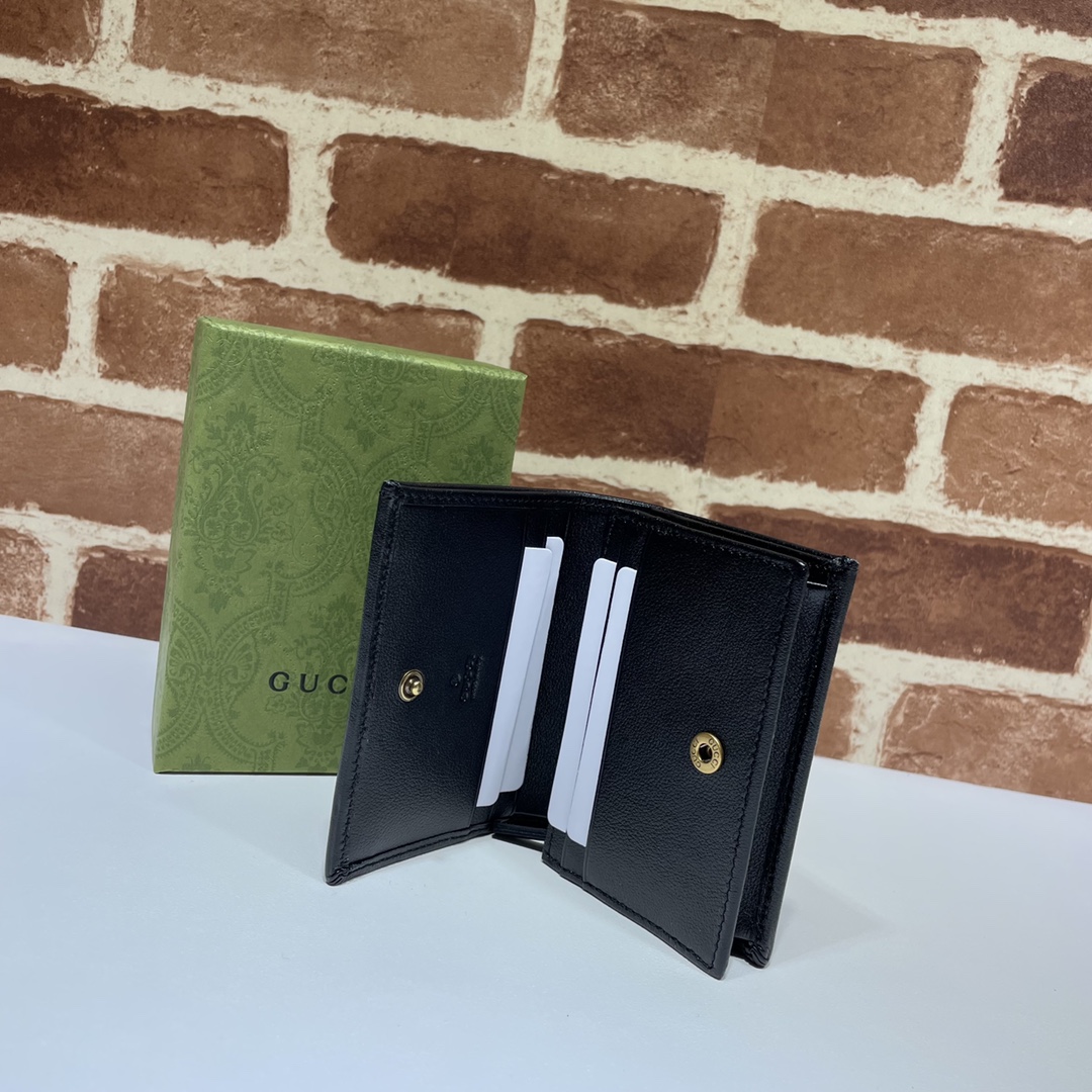 Gvc*1 diana card case wallet black 658244 11 x 8 x 2.5 cm