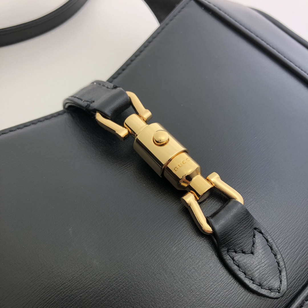 Gvc*1 mini jackie 1961 shoulder bag leather black 637091 19 x 13 x 3 cm