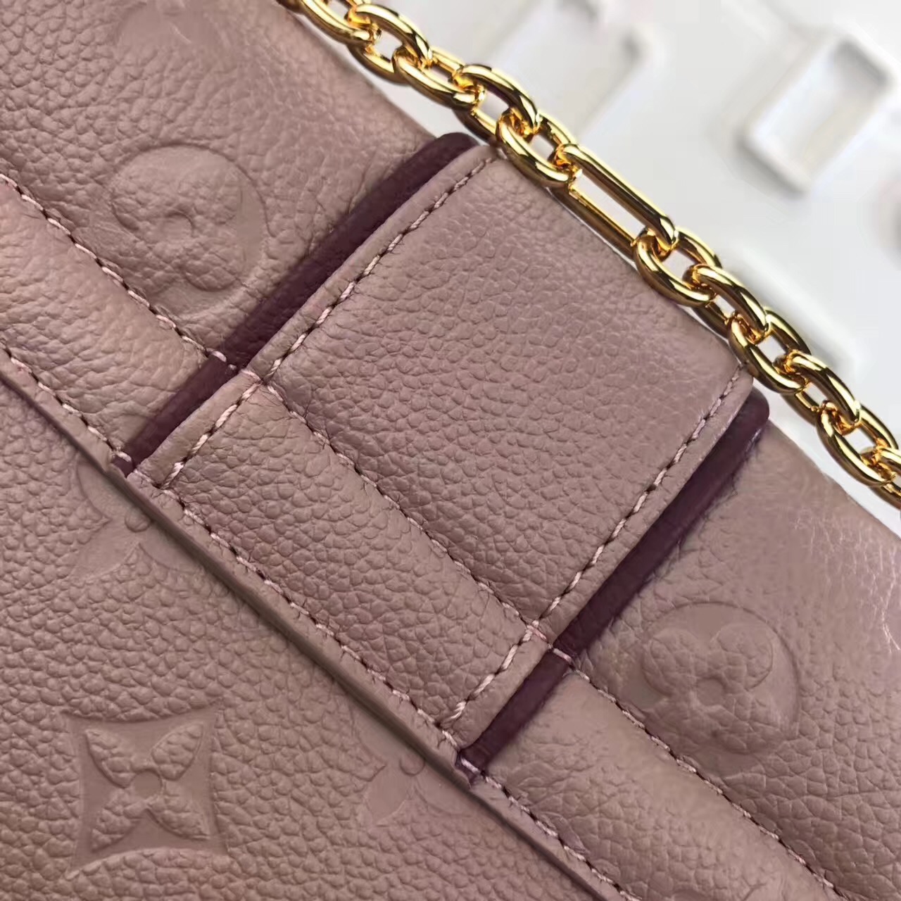 l0vis Vvtt0n saint sulpice bag monogram empreinte leather dark beige m43393 25 x 16.5 x 9 cm