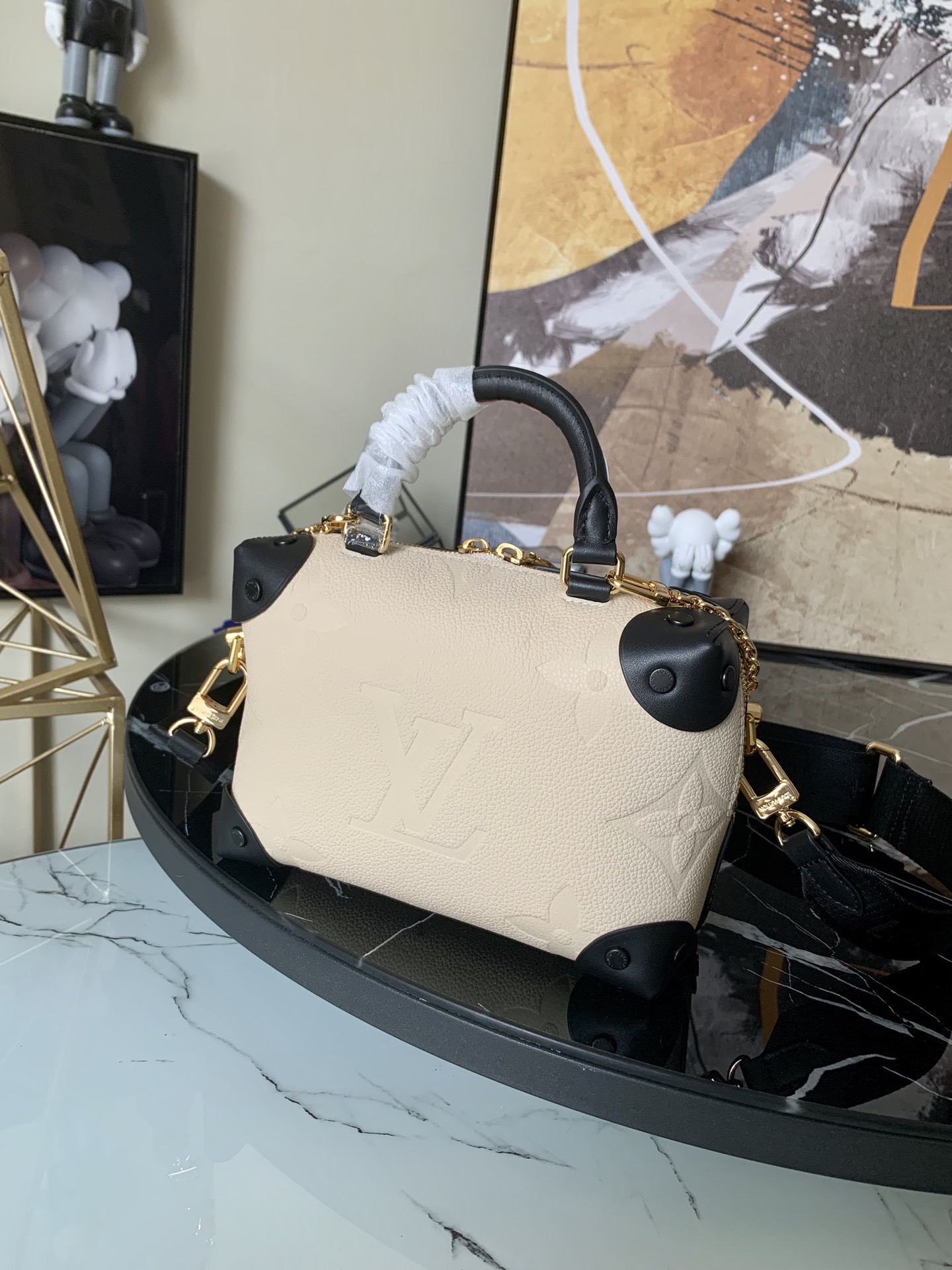 l0vis Vvtt0n petite malle souple bag  wild at heart monogram empreinte leather m58518 20 x 14 x 7.5 cm
