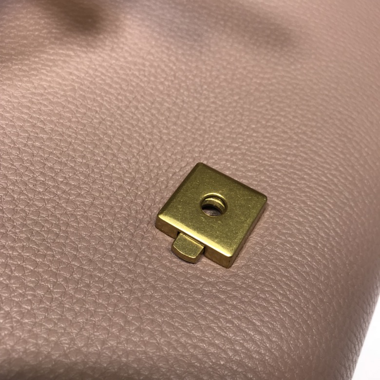 Gvc*1 gg marmont small top handle bag powder pink leather 421890 31 x 13 x 23 cm