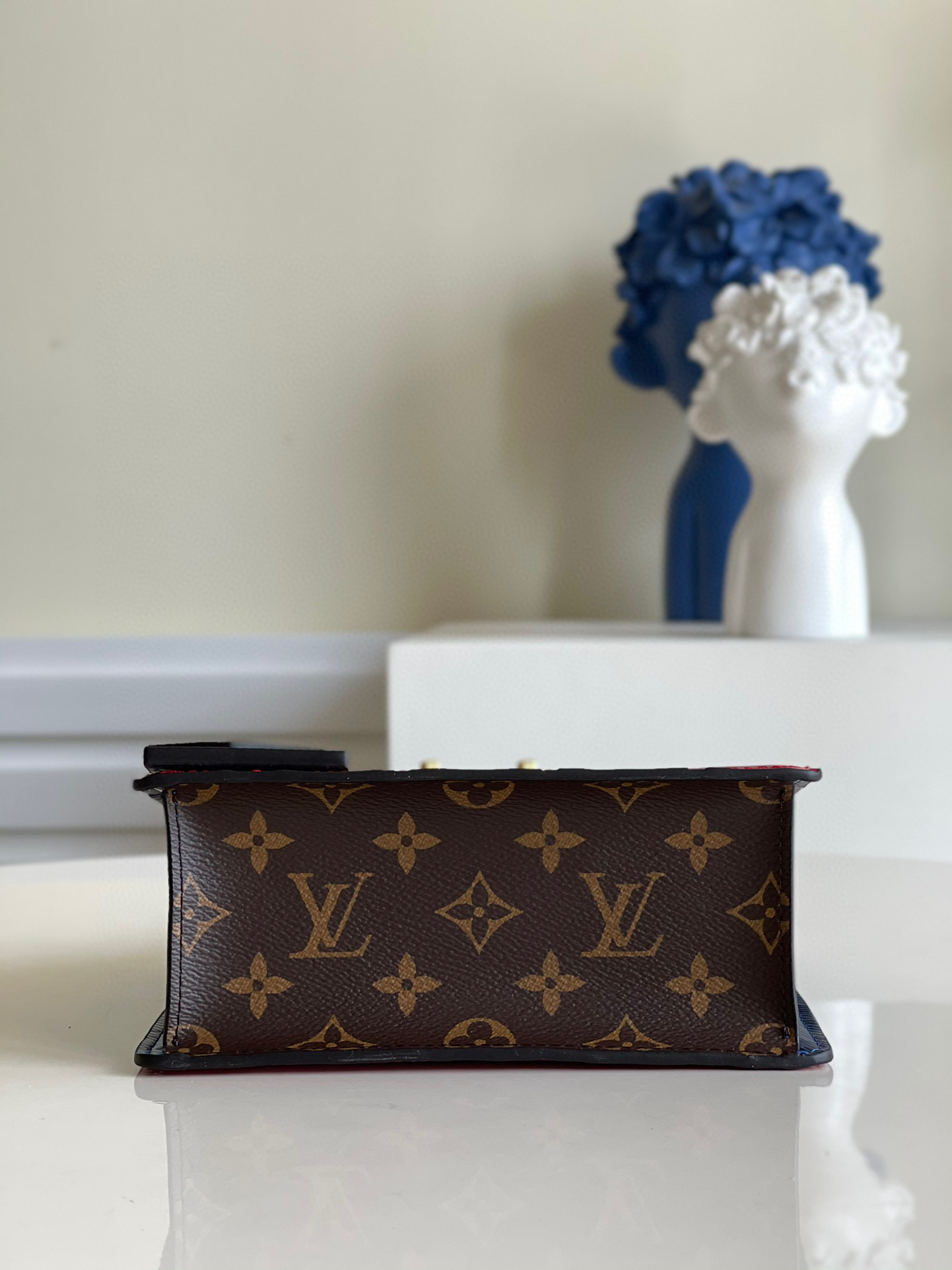 l0vis Vvtt0n spring street handbag monogram vernis leather black m90375 17 x 16 x 8.5 cm