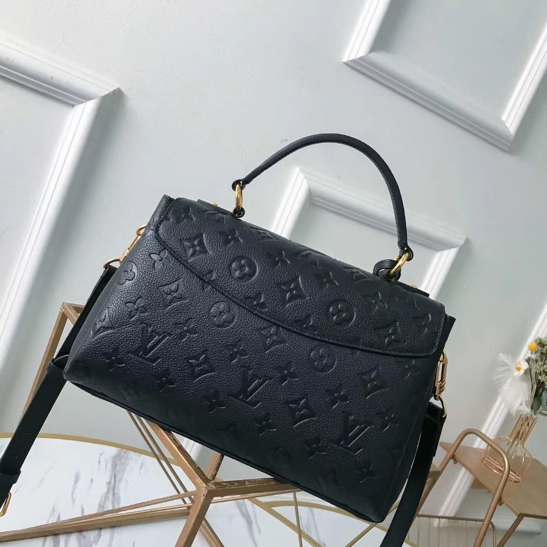 l0vis Vvtt0n georges bb monogram empreinte leather black m53941 27.5 x 17 x 11.5 cm
