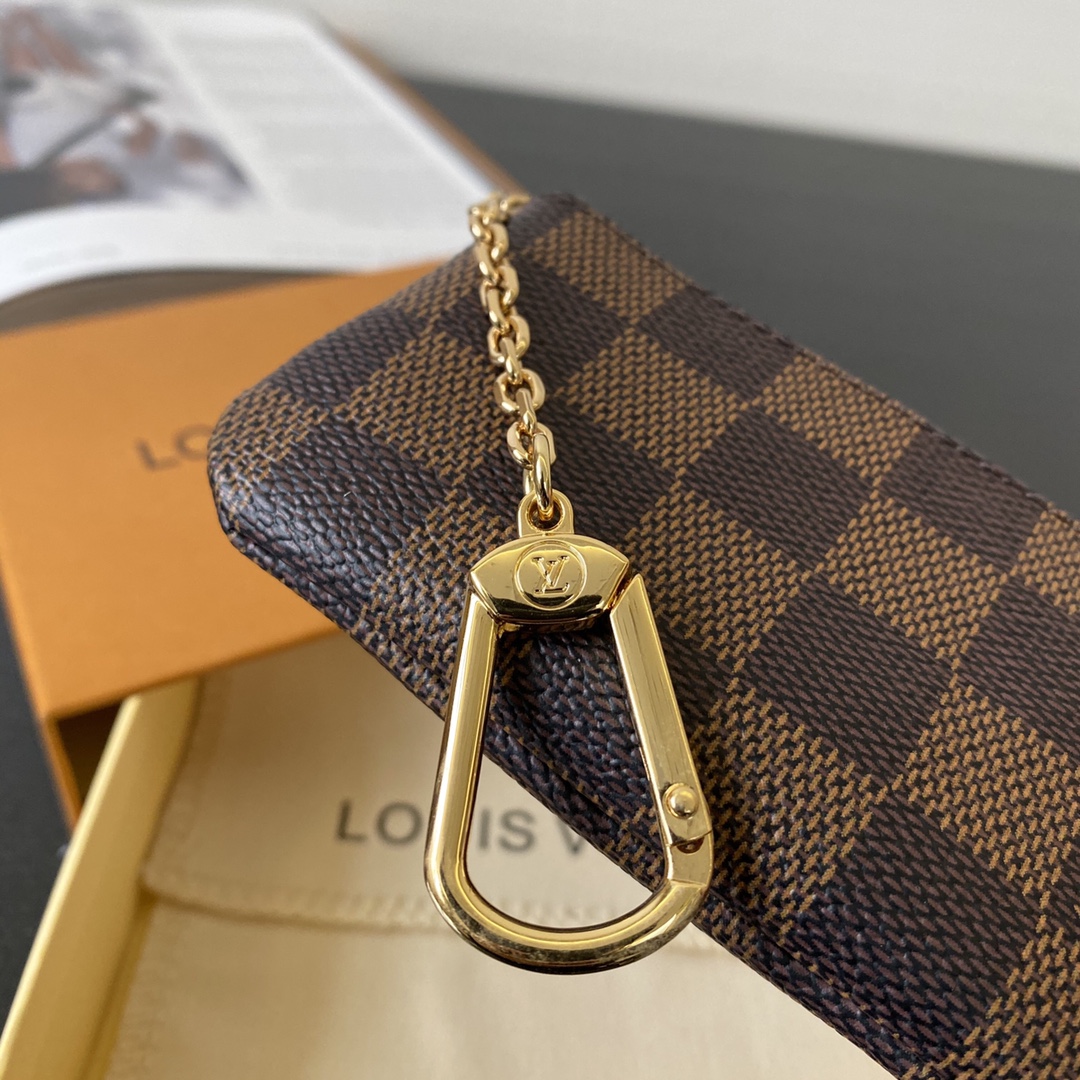 l0vis Vvtt0n key pouch damier cancas n62658 11.5 x 6.5cm