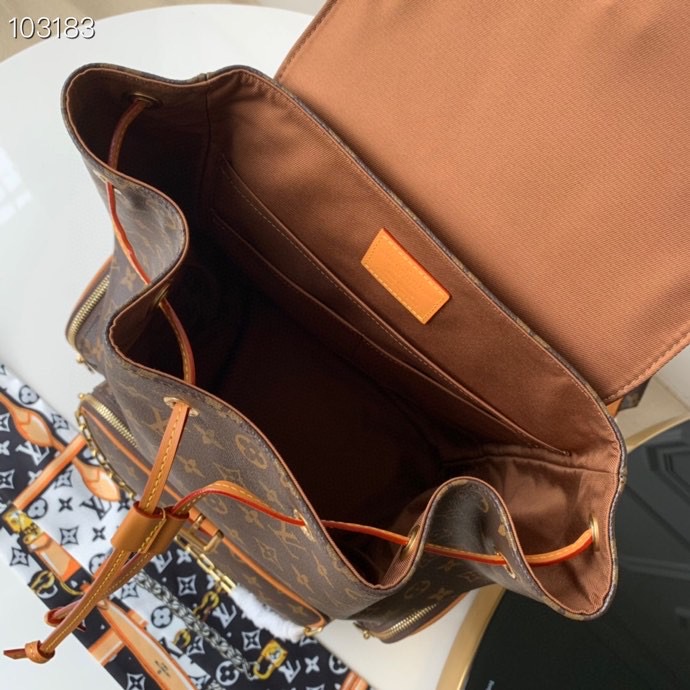 l0vis Vvtt0n trio backpack monogram eclipse brown m44658 60 x 72 x 19 cm