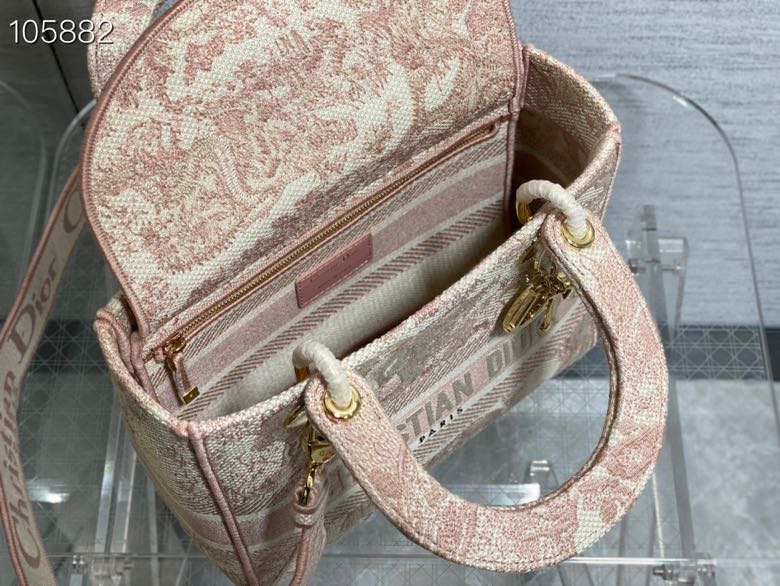 D10r medium lady d-lite bag embroidery m0565 24 cm 04