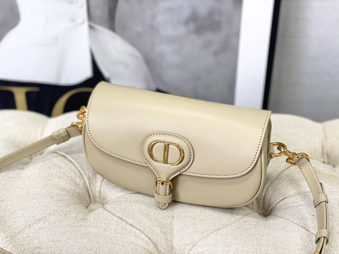 D10r bobby east-west bag smooth leather m9327 beige - 22x13x5cm