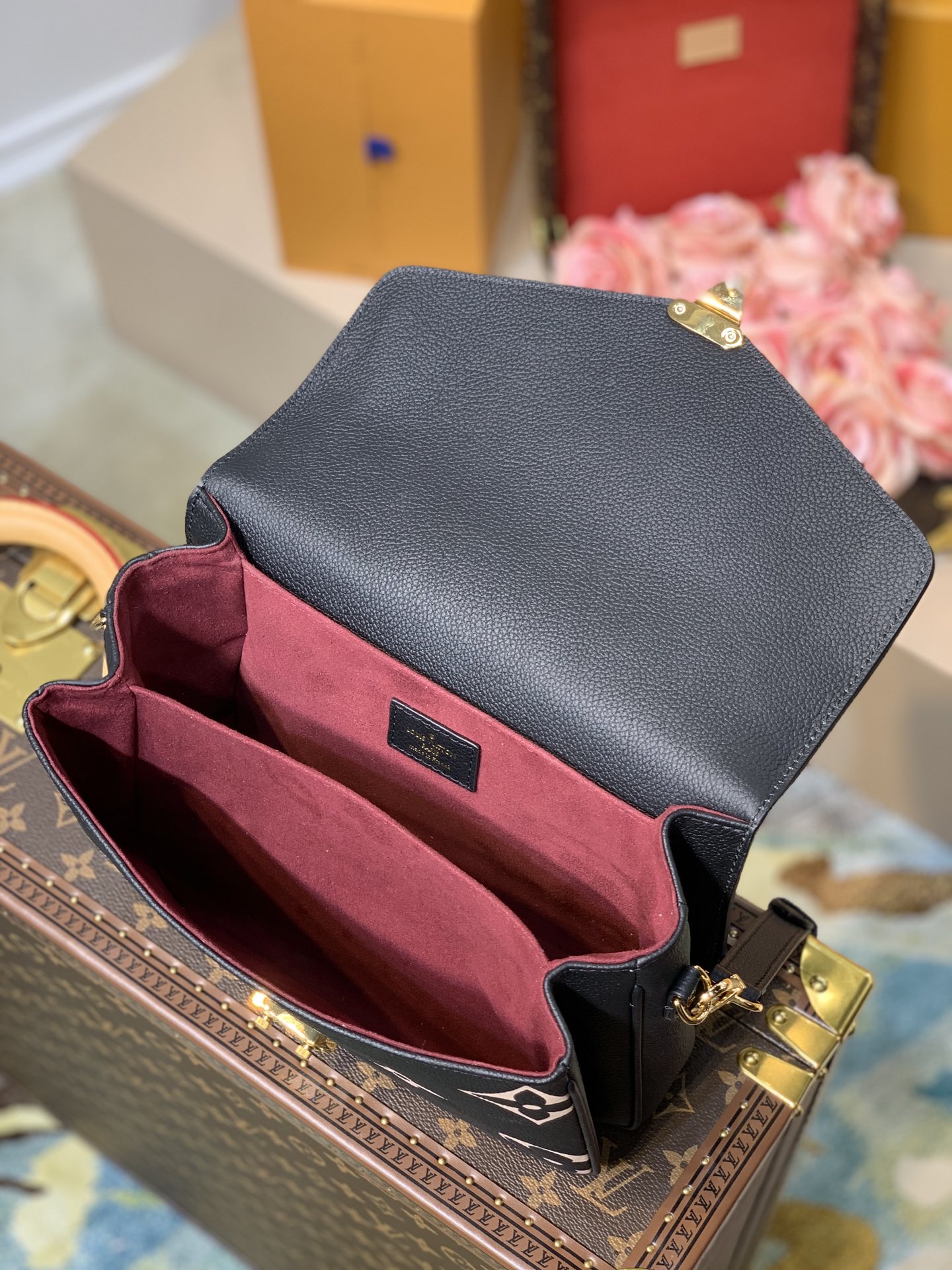 LV Pochette Métis Bicolo Monogram Empreinte Black - M45773 - 25x19x7cm