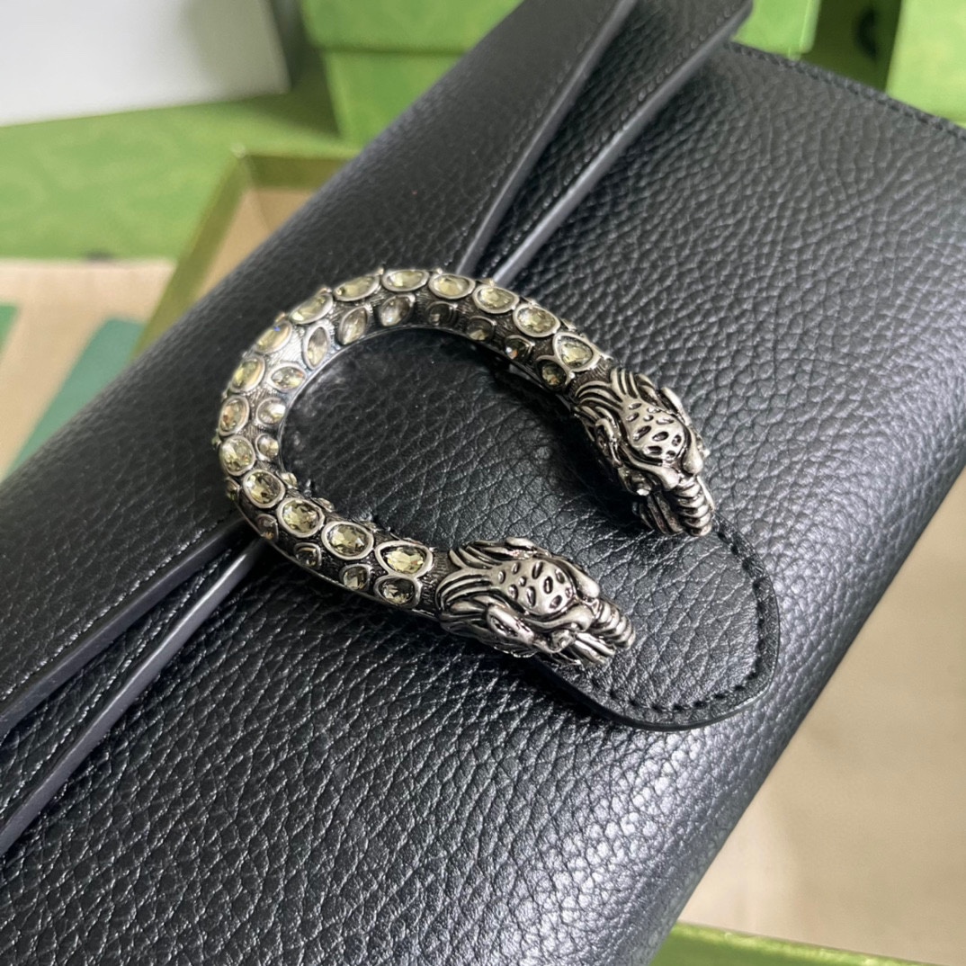 Gvc*1 dionysus small shoulder bag black 731782 - 25x14x4cm