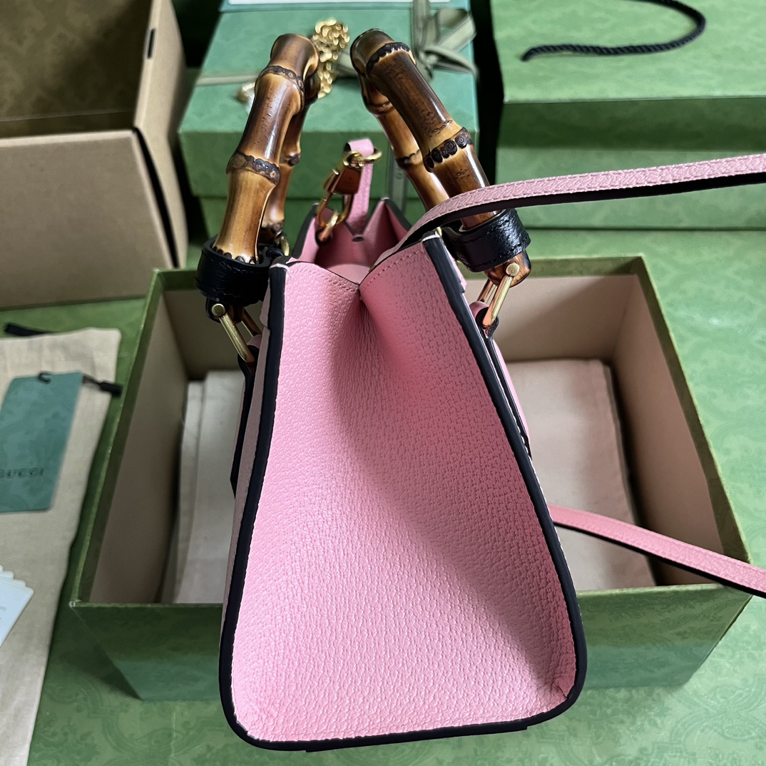 Gvc*1 diana small shoulder bag pink 735153 - 27 x 15.5 x 11cm