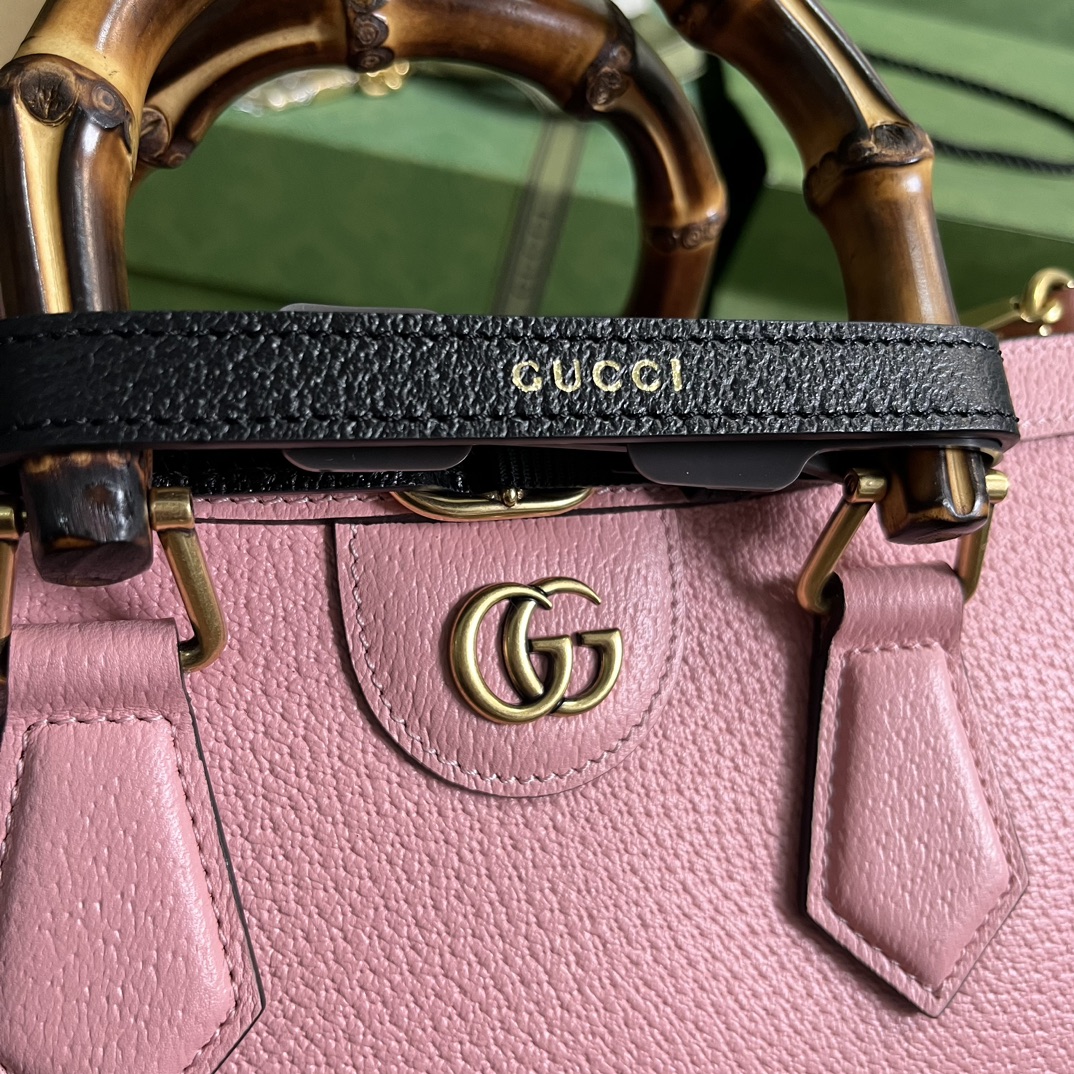 Gvc*1 diana small shoulder bag pink 735153 - 27 x 15.5 x 11cm