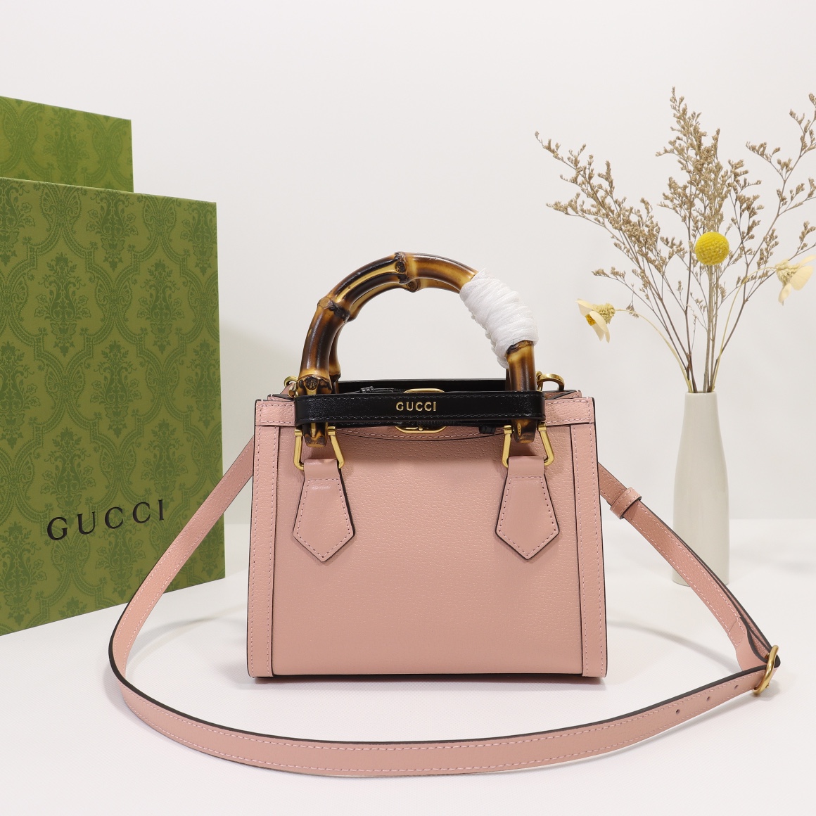 Gvc*1 diana mini tote bag pink 702732 - 20 x 16 x 10cm