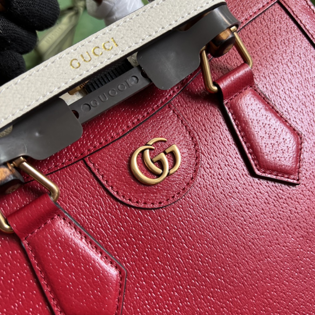 Gvc*1 diana small tote bag red 702721 - 27 x 24 x 11cm