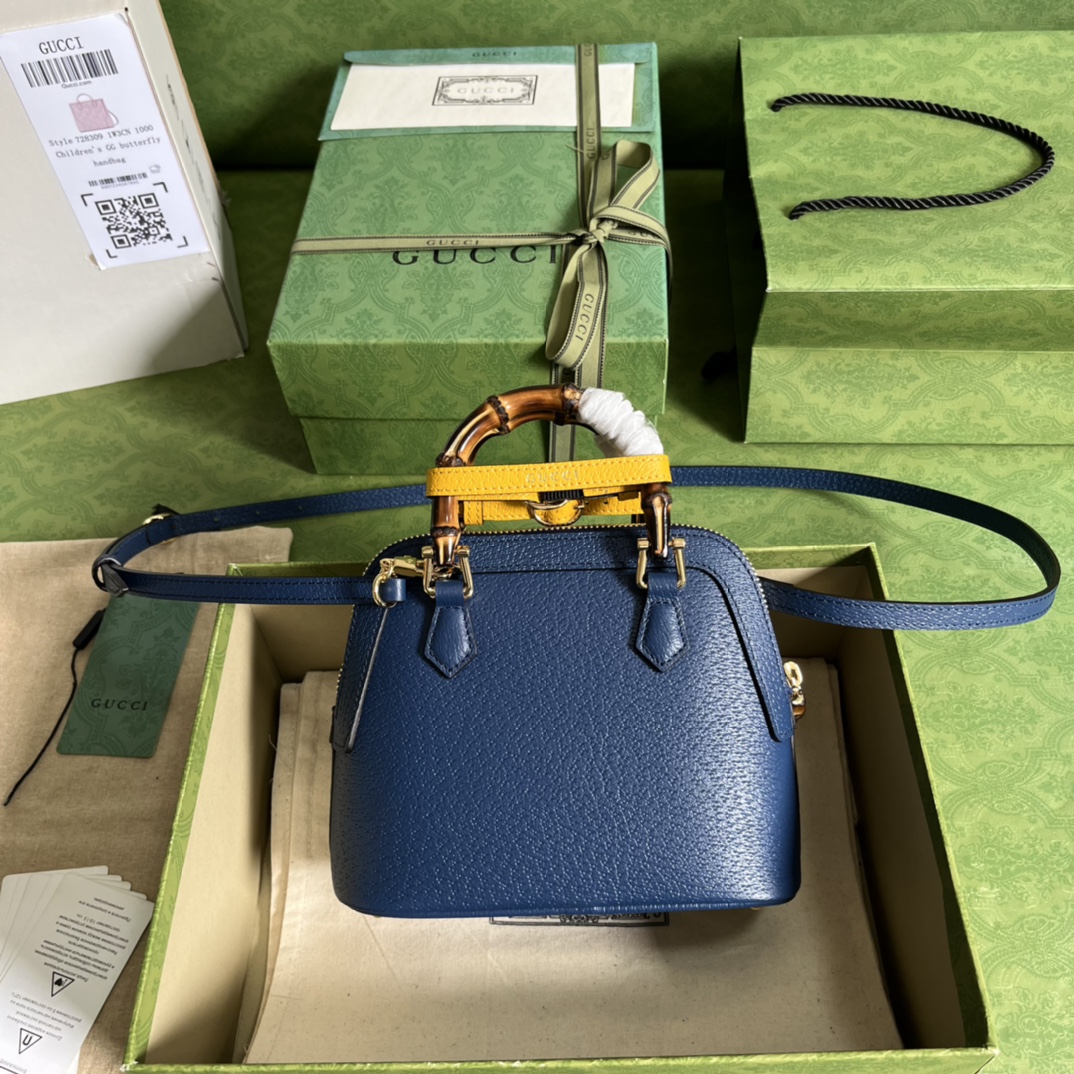 Gvc*1 diana mini tote bag  blue 715775  - 20 x 16x 8.5cm
