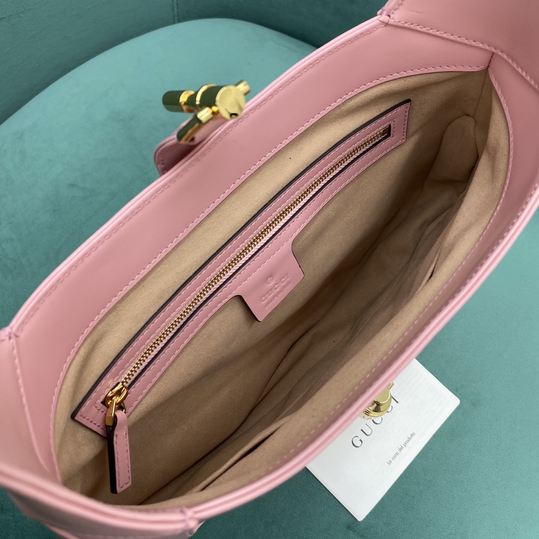 Gvc*1 jackie 1961 small shoulder bag pink 636709- 27.5 x 19 x 4cm